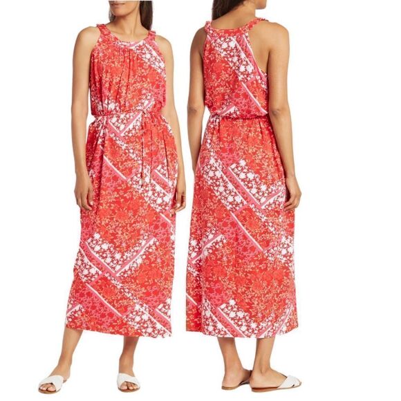 C. WONDER Sleeveless Drawstring Tank Dress in the Size Large - Picture 1 of 7